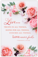 Love Never Fails Bulletin