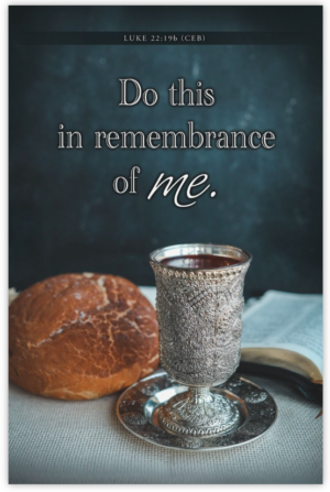 Communion bulletin